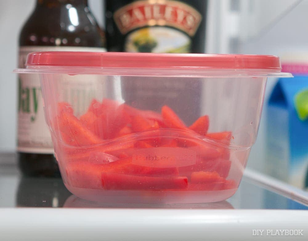 Washing and chopping all your veggies right away will help your eat healthier on-the-go.