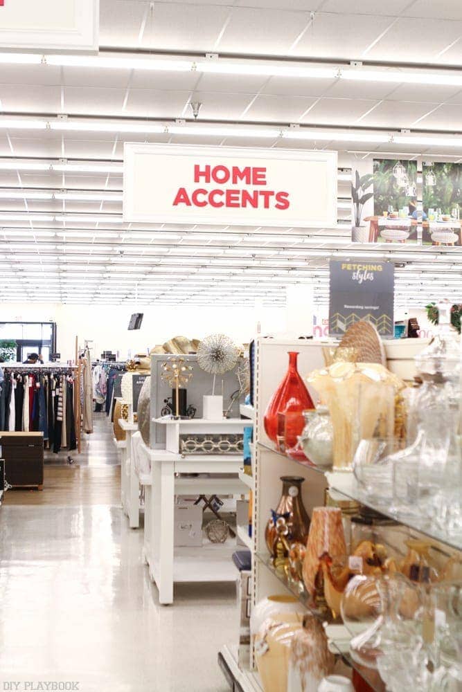 Don't get distracted- stay on task for your home goods, not fashion
