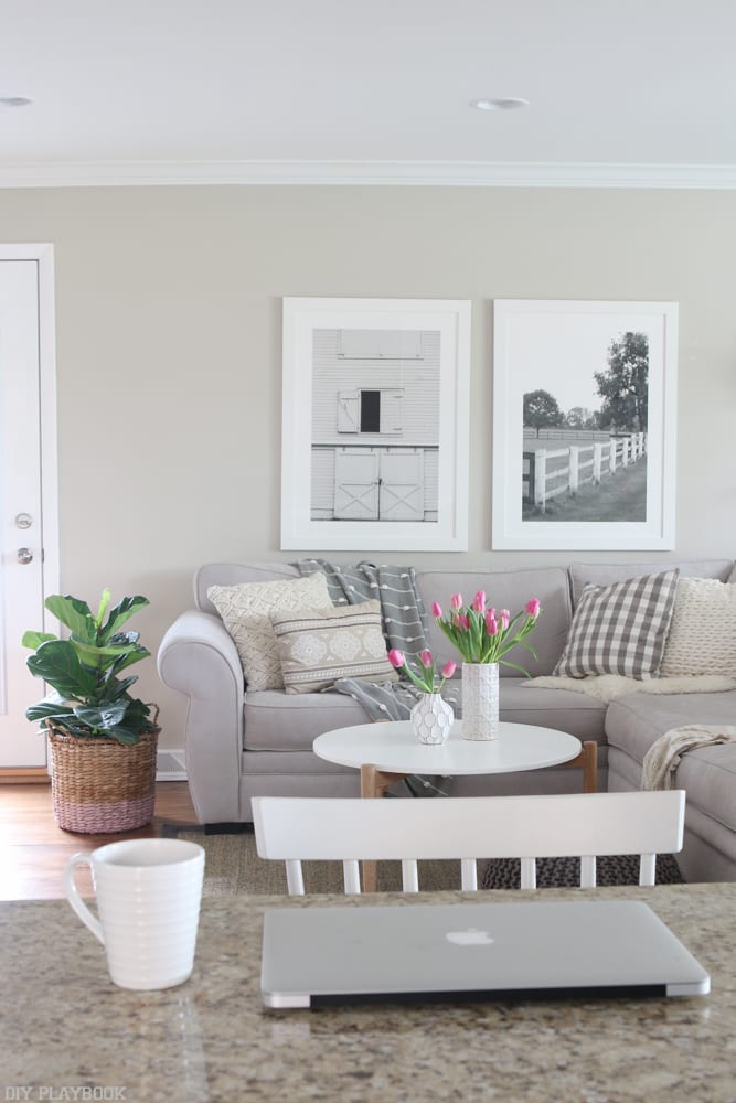 Adding Large Frames Over a Couch