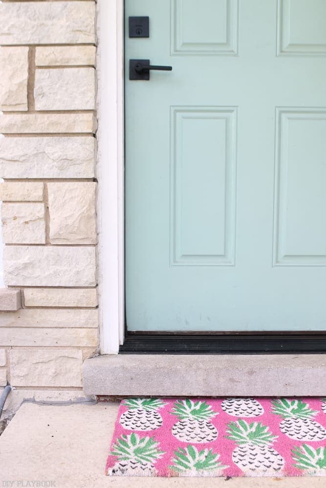 Bridget's front door- Covington Blue