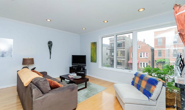 The before photos of our living room