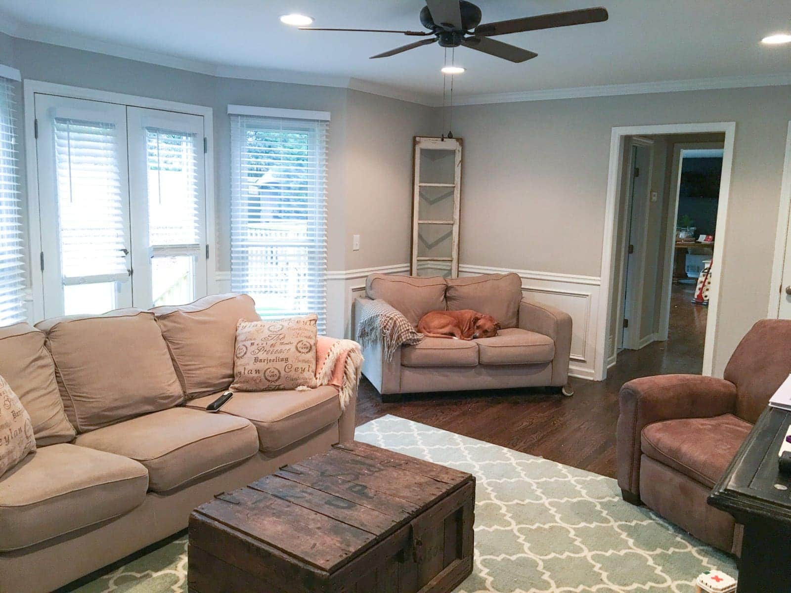 Heather's living room needed our help