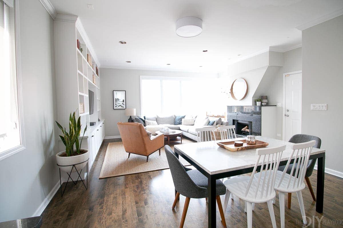 I love how the light comes into our main room, flooding the space with beautiful sunshine! 