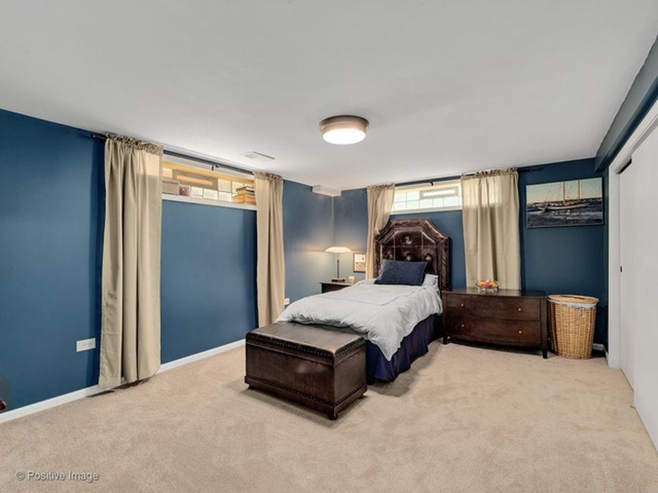 Bridget's new basement bedroom