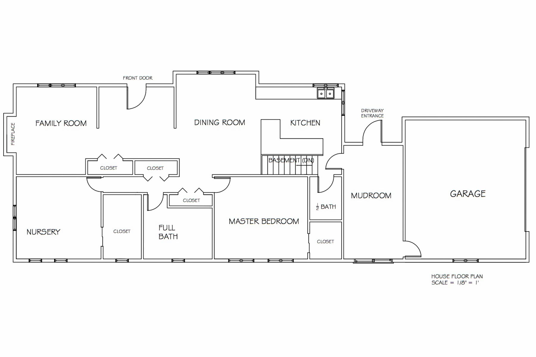 home tour blueprint