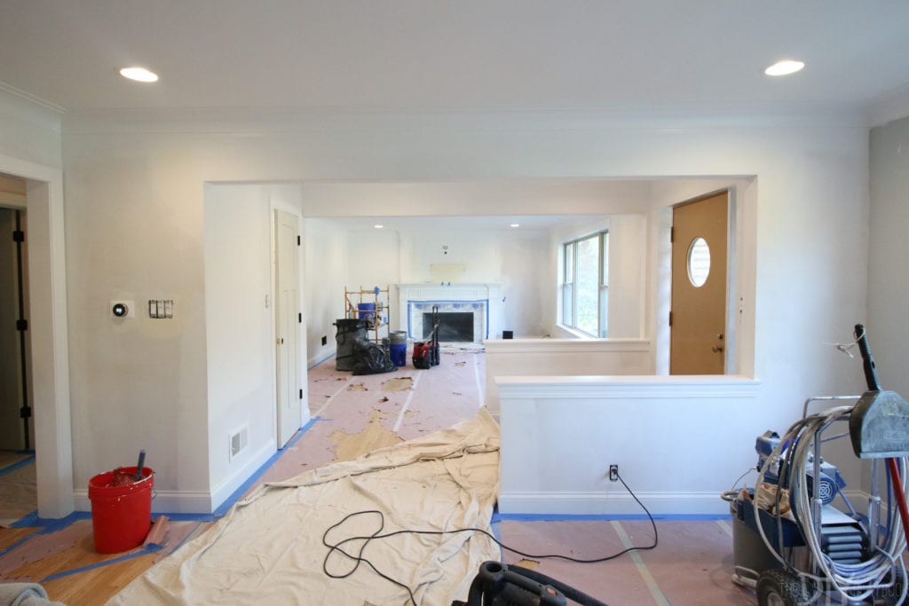 The progress of this house one year in