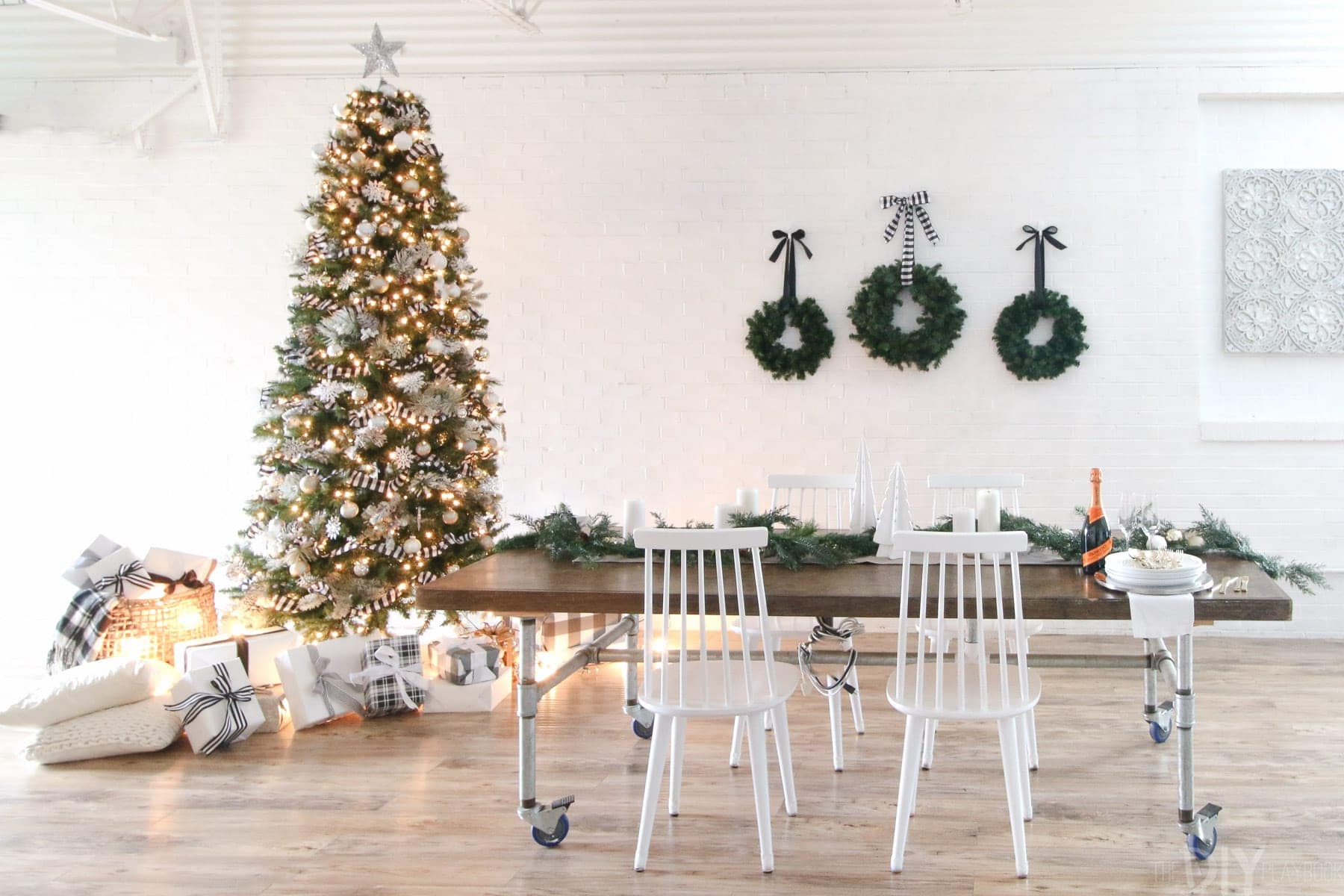 Our beautifully decorated dining room