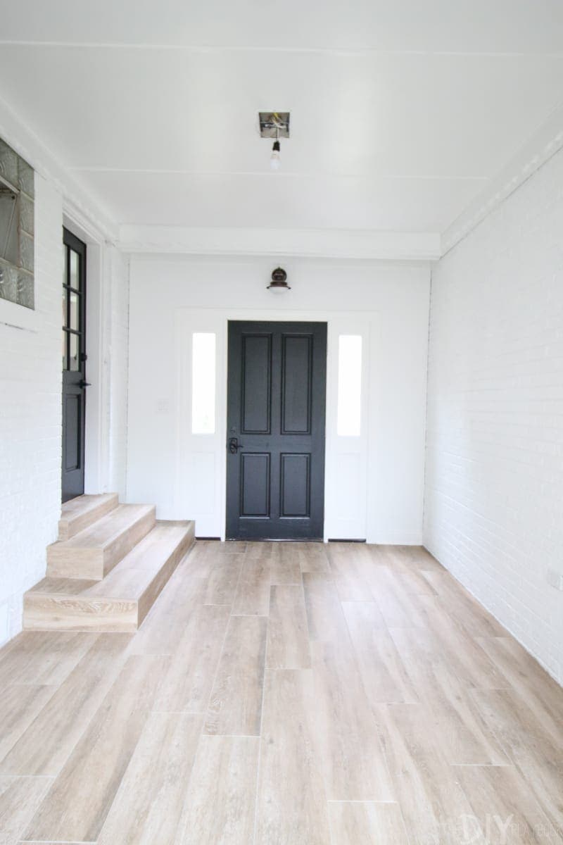 mudroom tile after