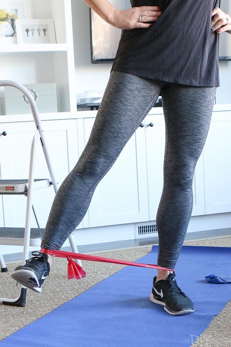 Using workout bands