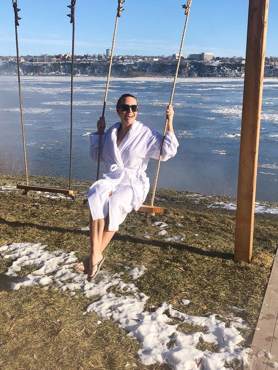 Swings at the Strom spa