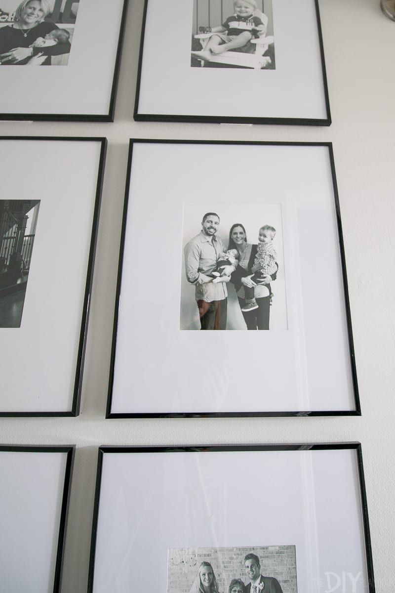 How to hang a symmetrical gallery wall