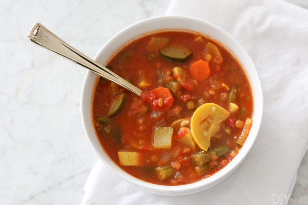 healthy and simple vegetable soup recipe