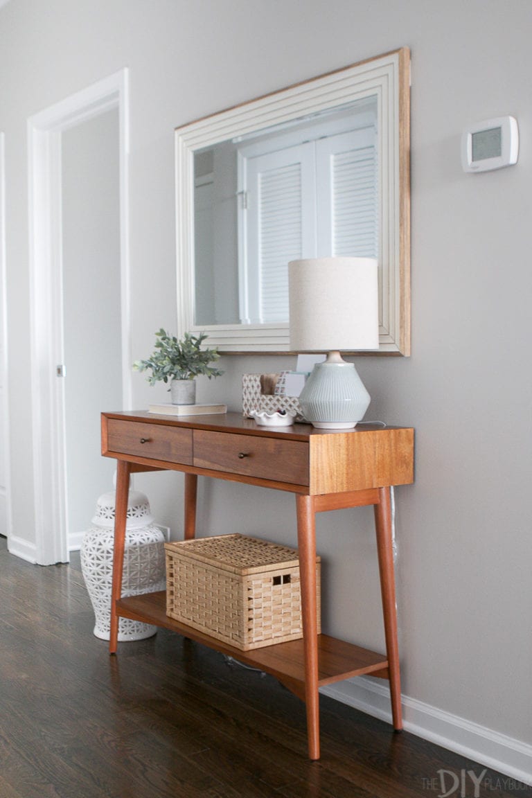 Creating a Functional Entryway in an Empty Hallway