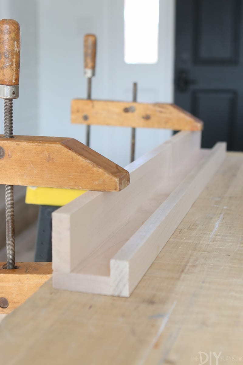 Building a DIY picture ledges isn't difficult. Anyone can do it!