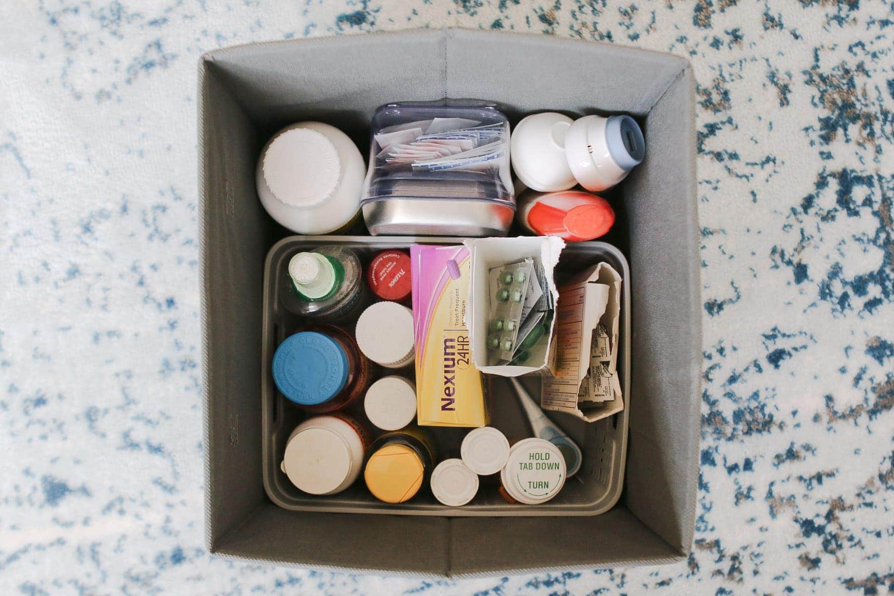 bins for Organizing a linen closet