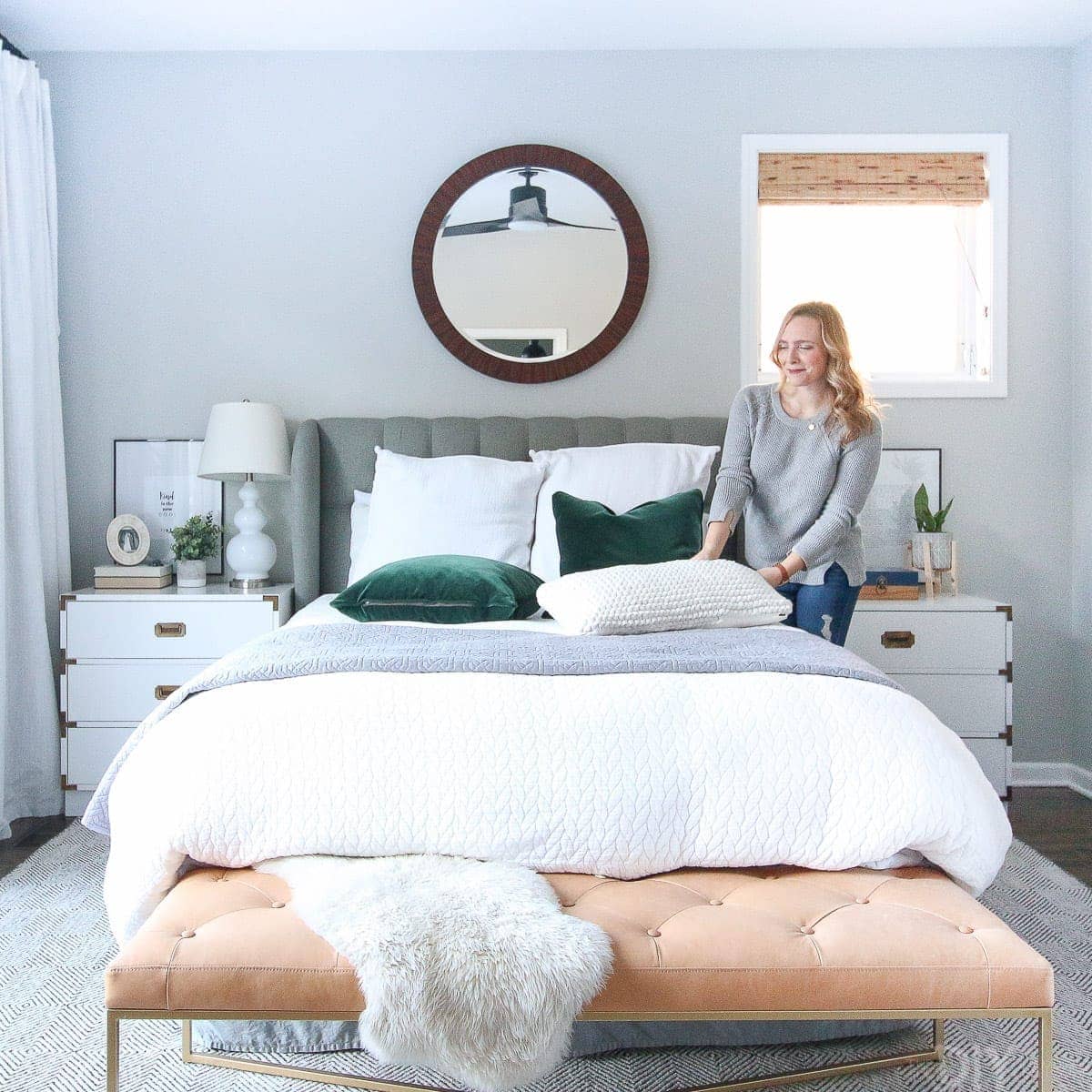 Making the bed every day