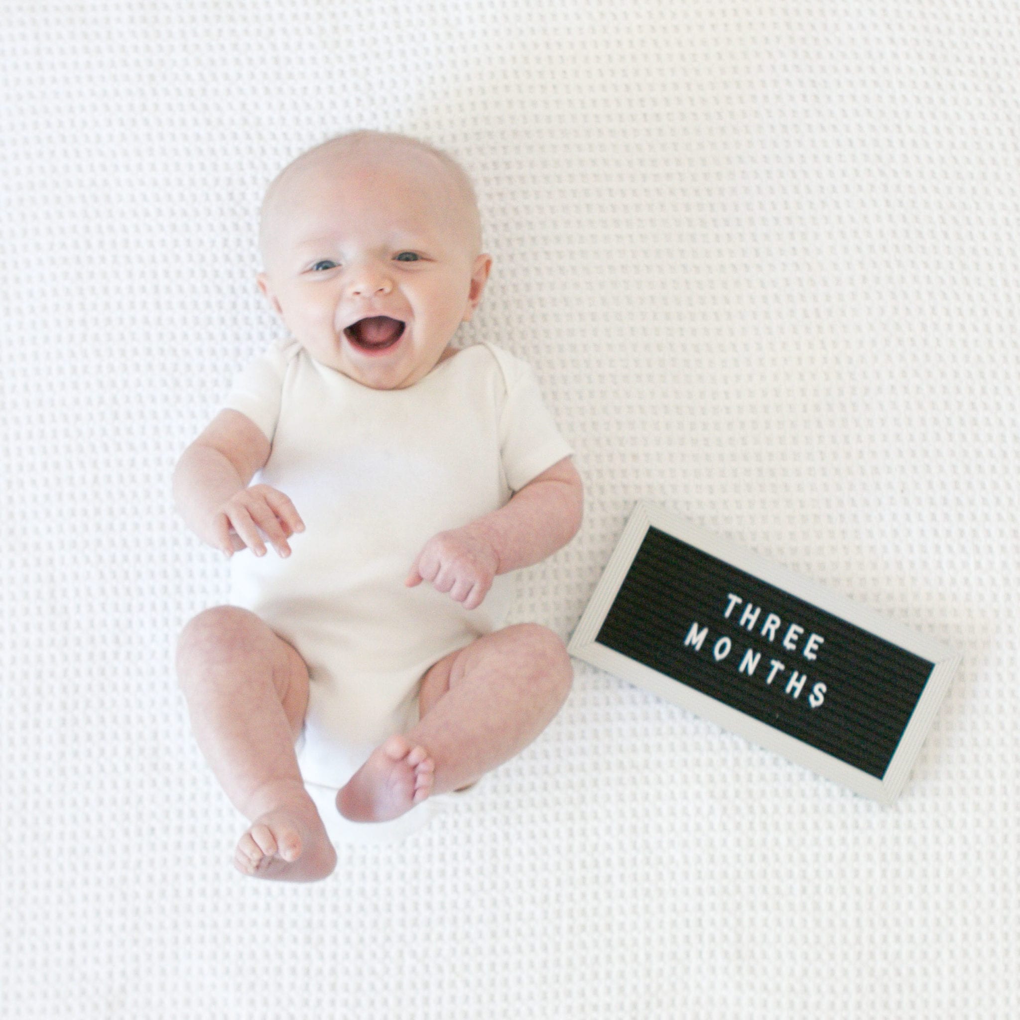 Newborn monthly pictures 3 months