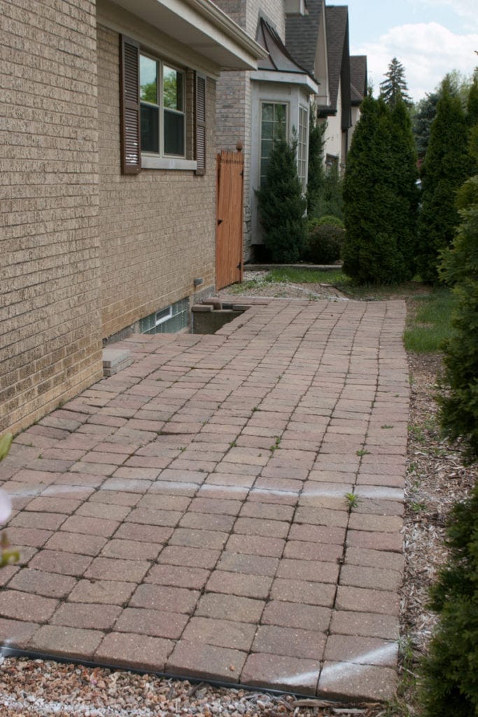 progress on updating our patio
