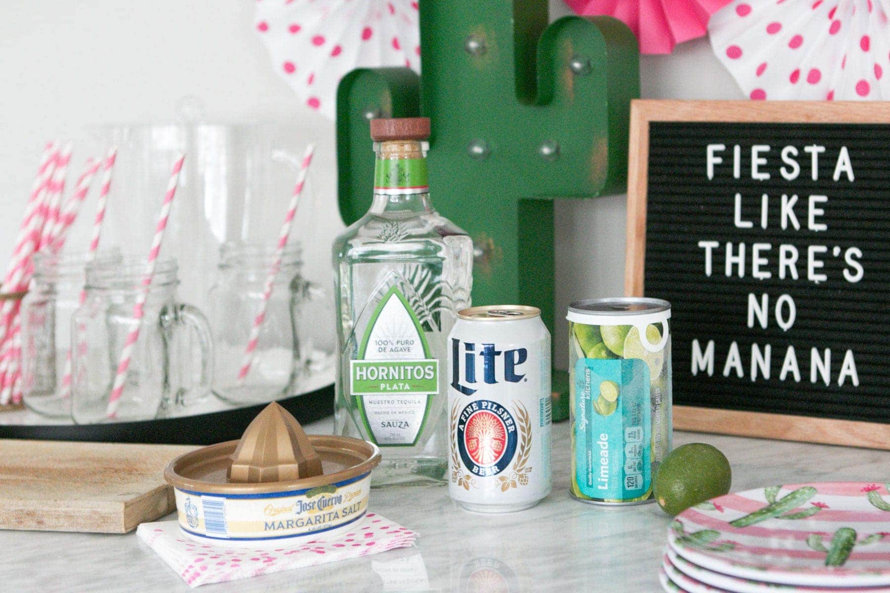 ingredients for easy margaritas