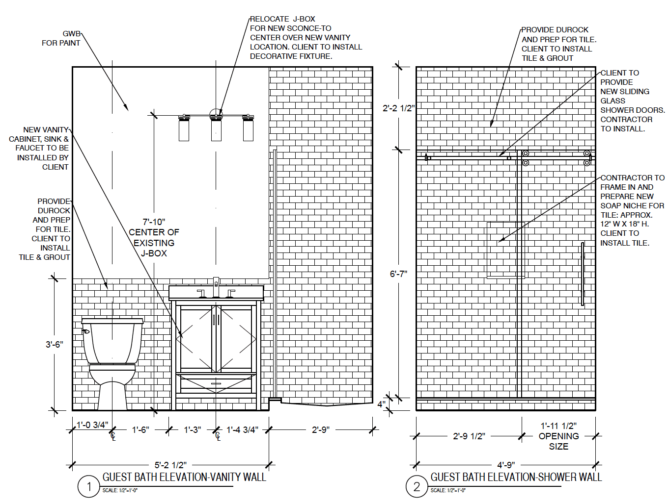 Bathroom remodel plans for a small bathroom renovation