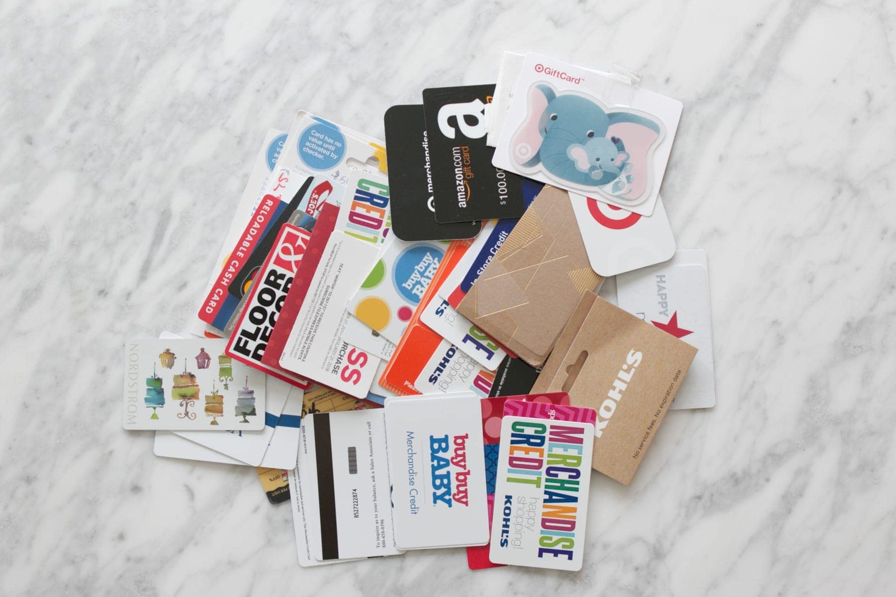 Spending gift cards during frugal february