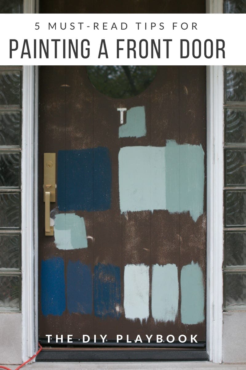 must read tips for painting a front door