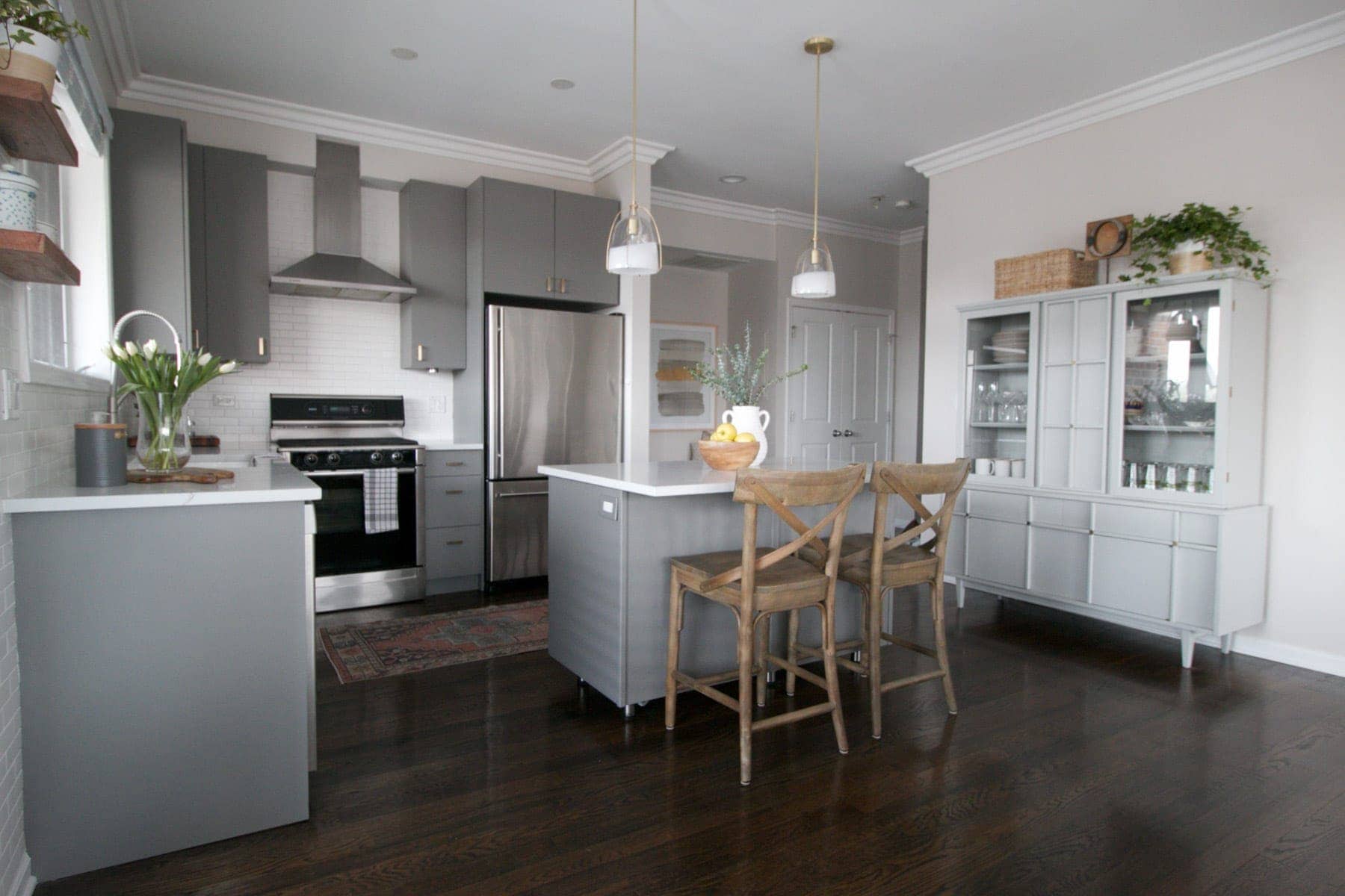 A city kitchen with lots of storage and style