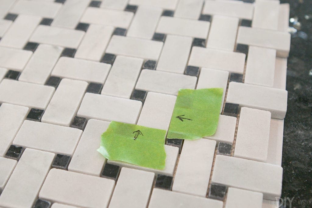 Use painter's tape to visualize your cuts