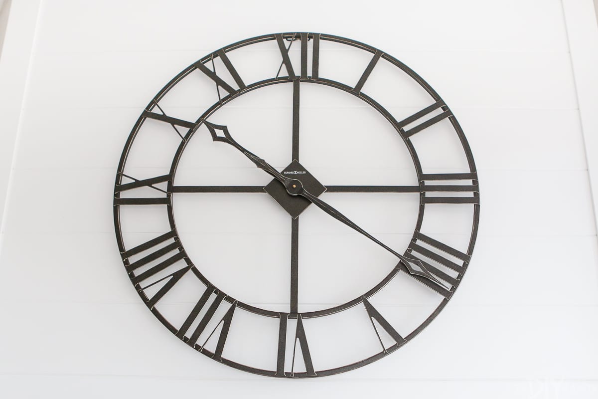 Industrial black clock 