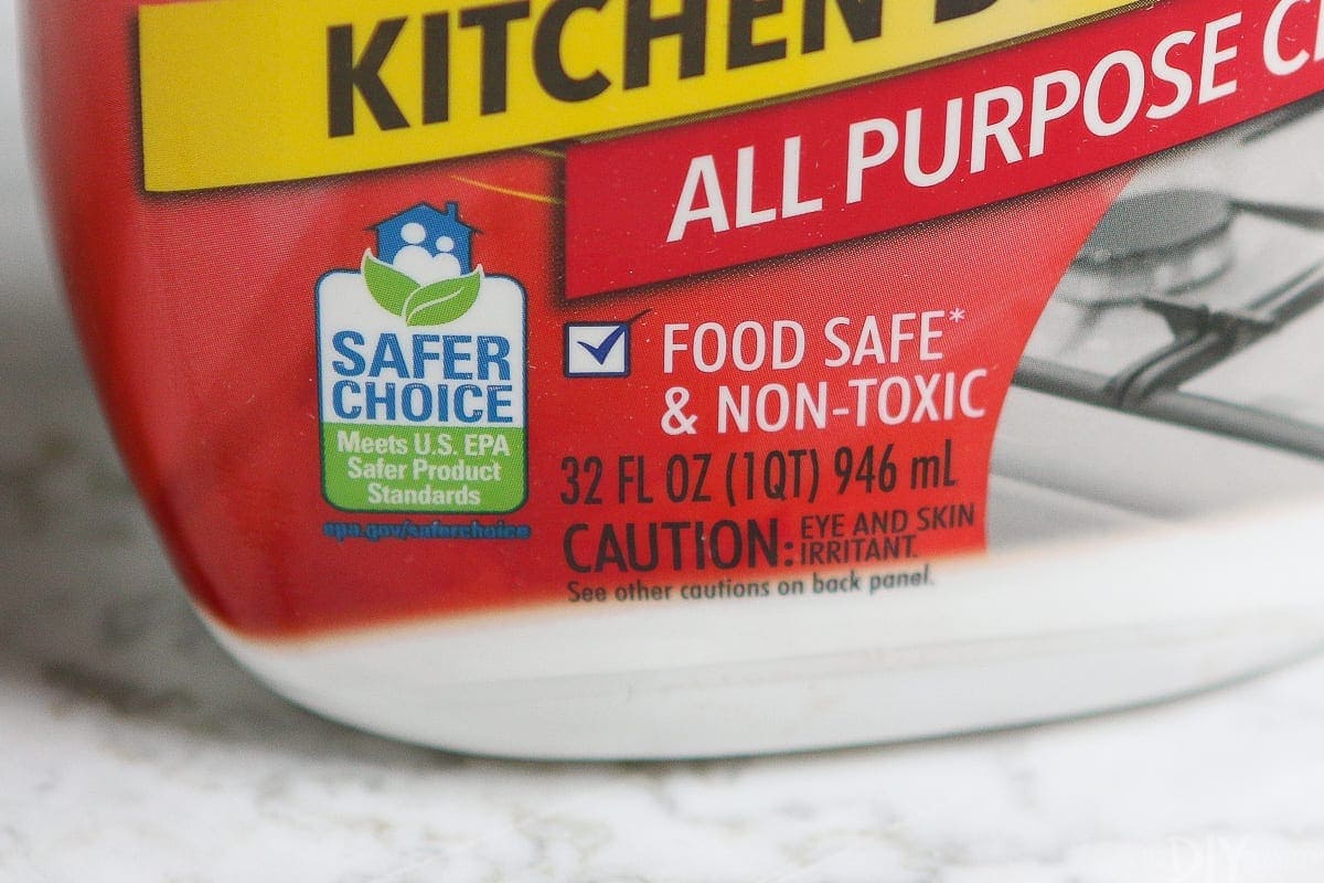 Krud Kutter Kitchen degreaser is safer choice certified and food safe