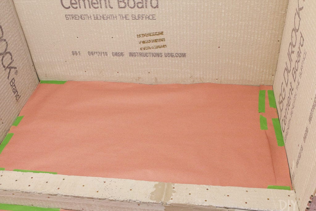 Protect your floors with rosin paper 