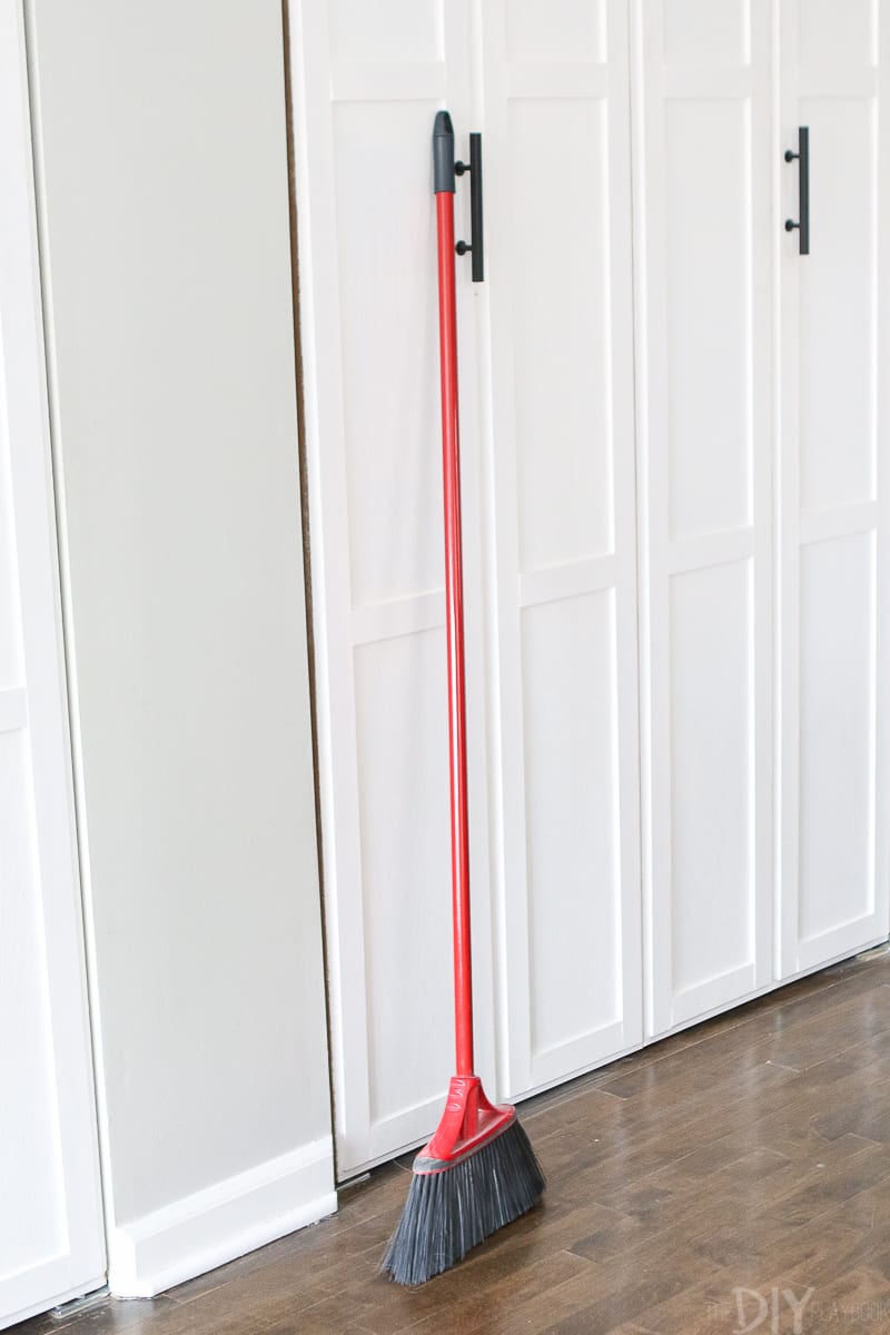I sweep our kitchen floors every night after dinner