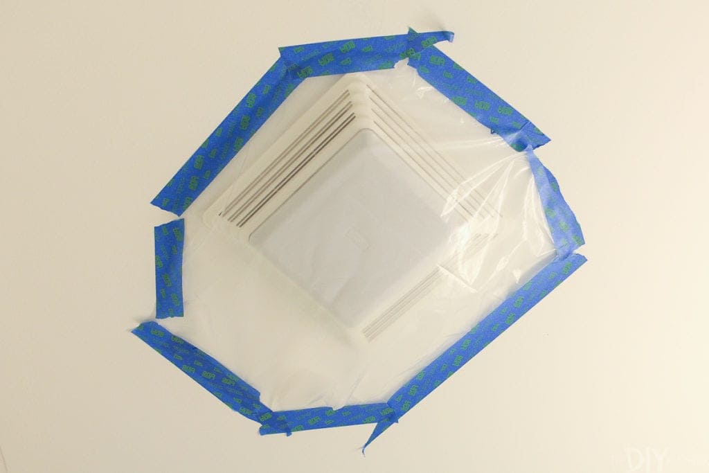 Tape off vents when you demo a bathroom to keep dust at bay