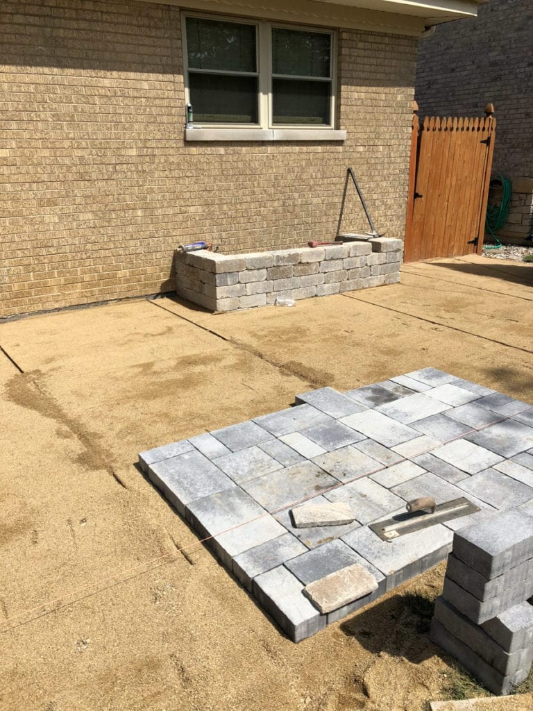 landscaping bricks in the wrong color