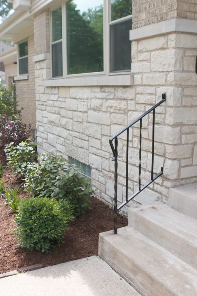 how to remove spirals on an old railing