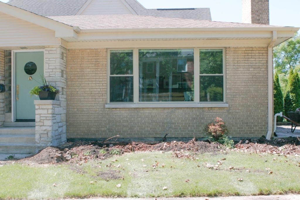 clean slate landscaping in progress