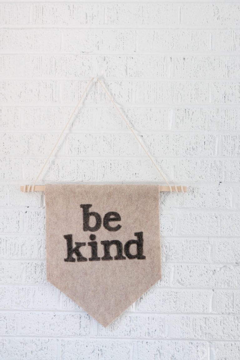 How to Make a DIY Wall Pennant