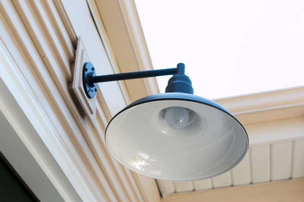 installing an outdoor light fixture