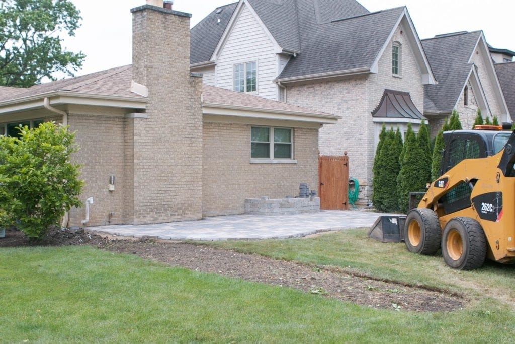 removing old plants for a more open concept