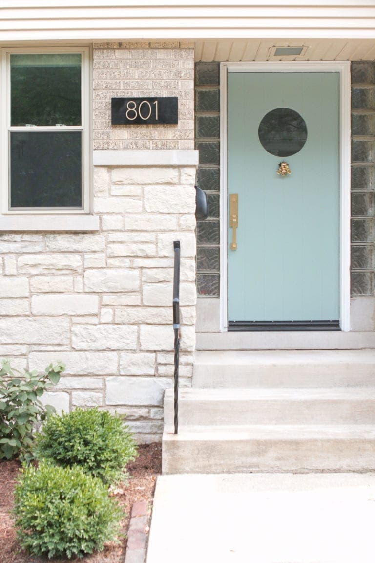 Modern DIY Address Plate