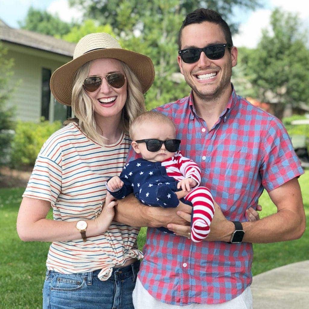 The Matkovich family on 4th of july