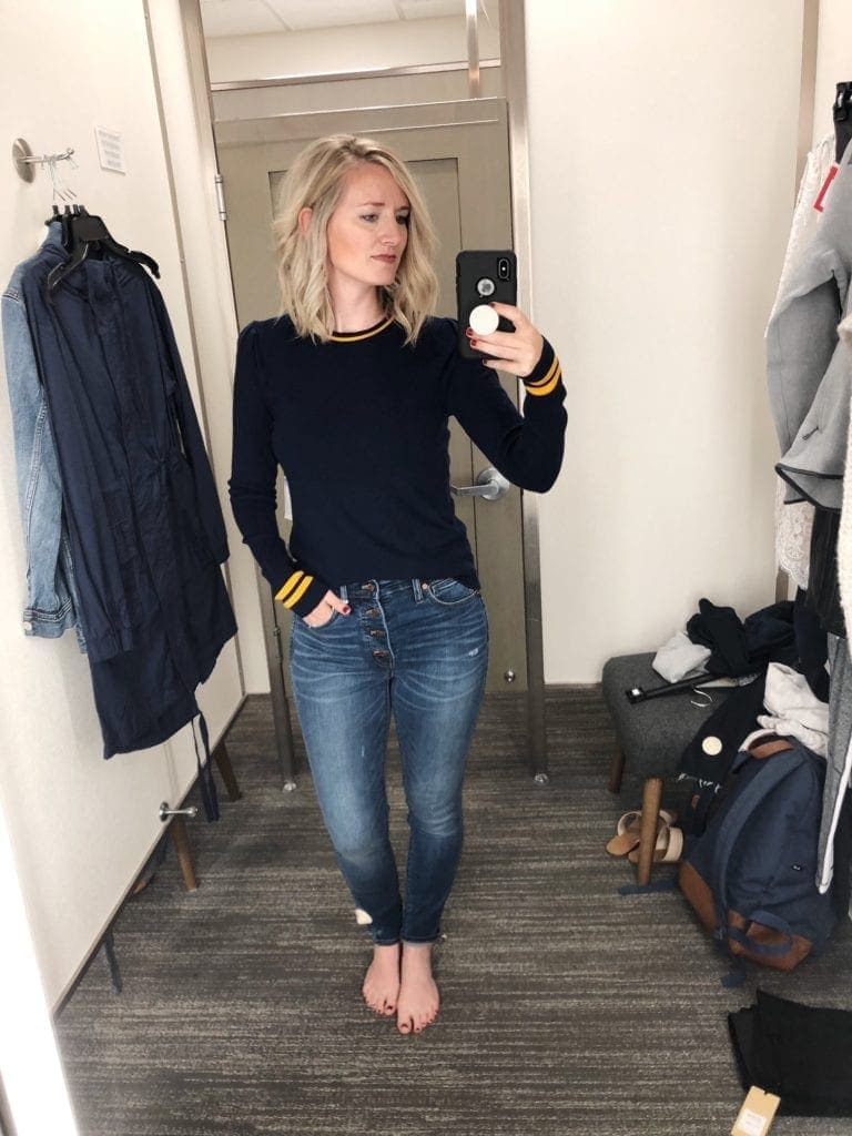 Striped Fitted Sweater