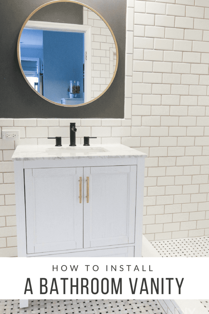 How to install a bathroom vanity all by yourself