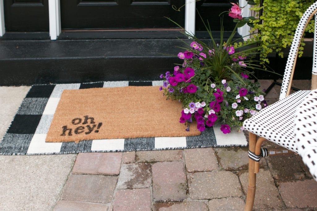 how to personalize a doormat
