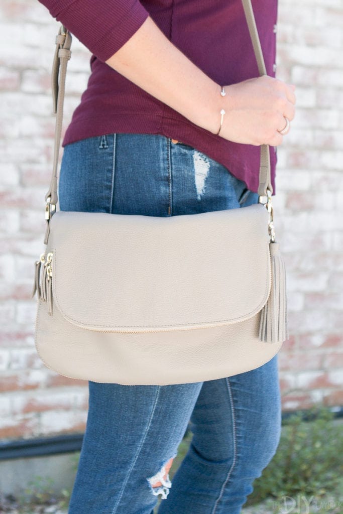 This crossbody bag is one of my favorite fall staples. 