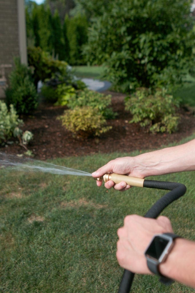 retractable hose for better curb appeal