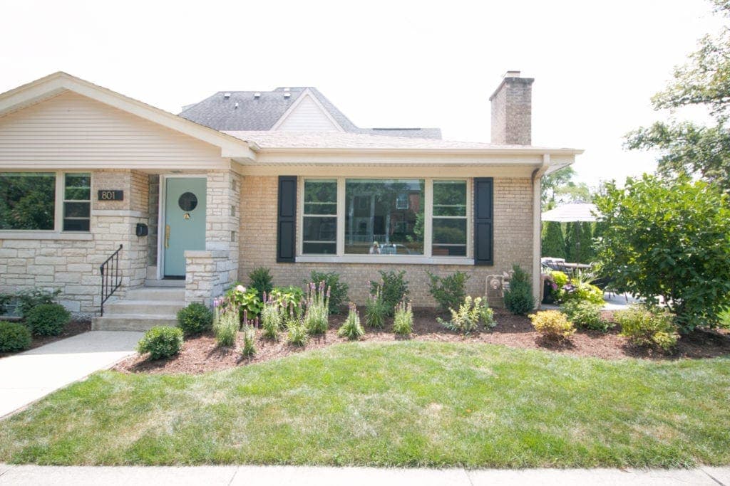 patio and landscaping overhaul before and after