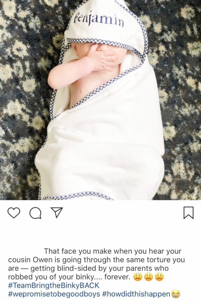 documenting baby's journey on instagram