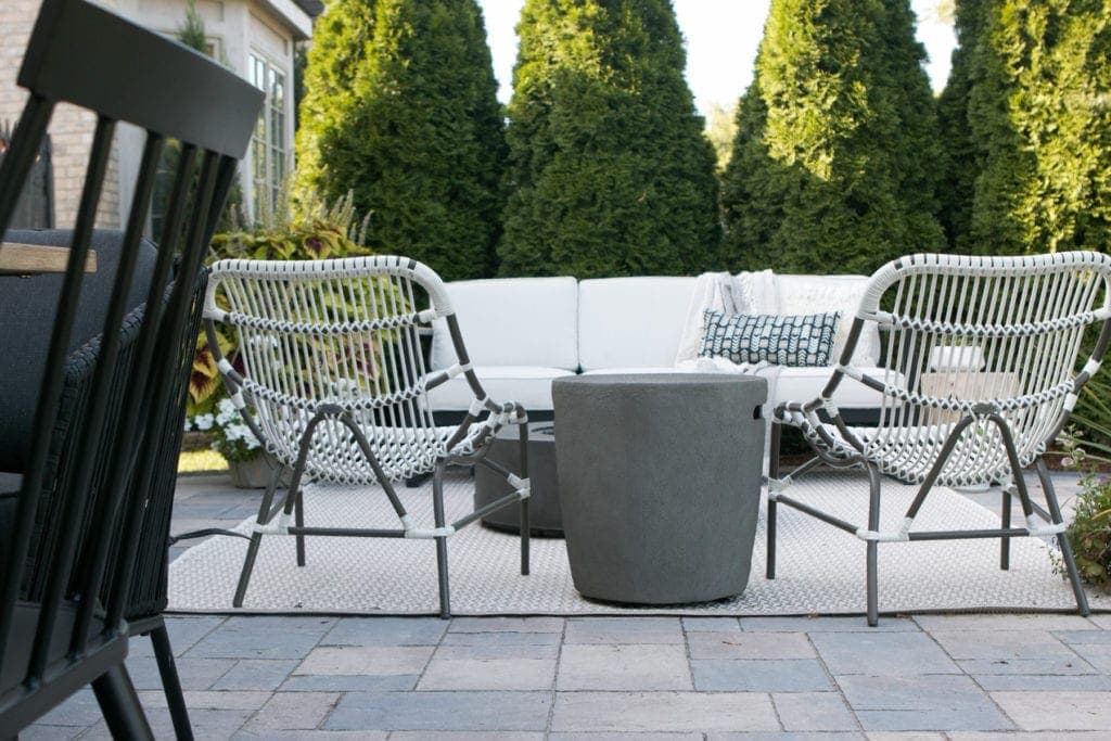 propane table for a firepit