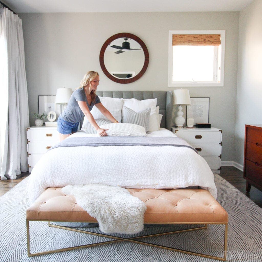 Making my bed